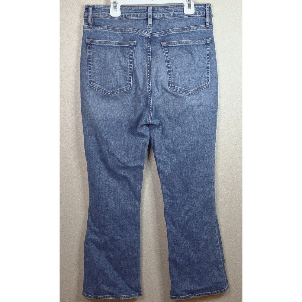 Frame Denim Women's Jeans Size 29 Blue Bixby High Rise Crop Mini Bootcut - Picture 8 of 13